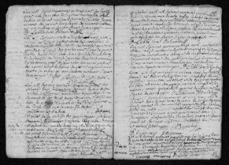 10 vues Registre paroissial. Baptêmes, mariages, sépultures (1740) - Baptêmes, sépultures (janvier 1741)
