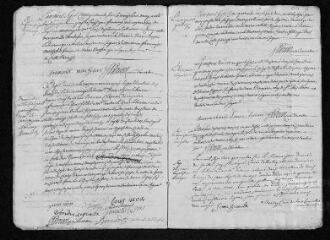 11 vues Registre paroissial. Baptêmes, mariages, sépultures (mars-décembre 1746) - Baptême (janvier 1747)