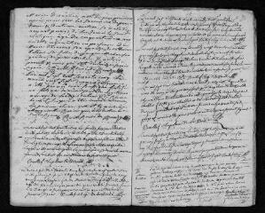9 vues Registre paroissial. Baptêmes, mariages, sépultures (1765) - Baptêmes (janvier-février 1766)