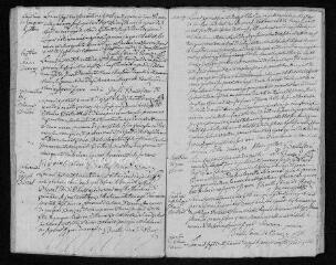 9 vues Registre paroissial. Baptêmes, mariages, sépultures (1777-février 1778)