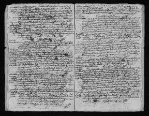 9 vues Registre paroissial. Baptêmes, mariages, sépultures (1786-février 1787)