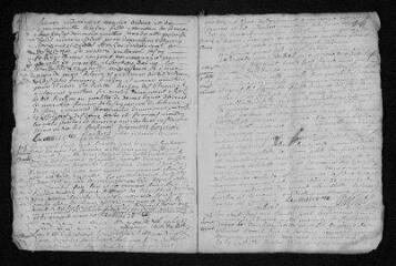 13 vues Registre paroissial. Baptêmes, sépultures (décembre 1737 - janvier-mars 1739) - Baptêmes, mariages, sépultures (1738)
