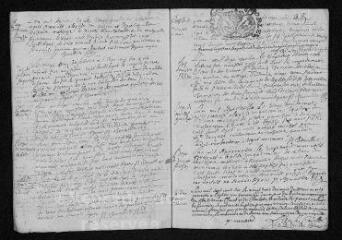15 vues  - Registre paroissial. Baptêmes, mariages, sépultures (1706) - Baptêmes (janvier 1707) (ouvre la visionneuse)