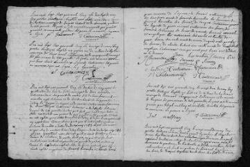 15 vues Registre paroissial. Baptêmes, mariages, sépultures (février-décembre 1745)