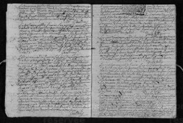 18 vues  - Registre paroissial. Baptêmes, mariages, sépultures (1698) - Baptême (janvier 1699) (ouvre la visionneuse)