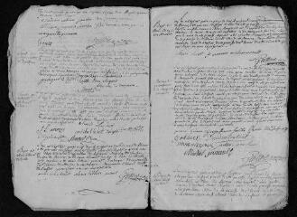 19 vues  - Registre paroissial. Baptêmes, mariages, sépultures (1790-mars 1791) (ouvre la visionneuse)