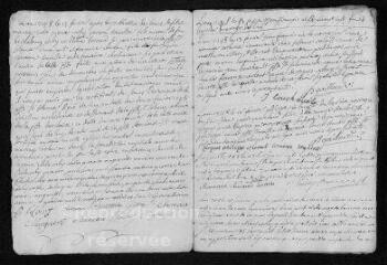 27 vues  - Registre paroissial. Baptêmes, mariages, sépultures (1748) - Baptême (janvier 1749) (ouvre la visionneuse)