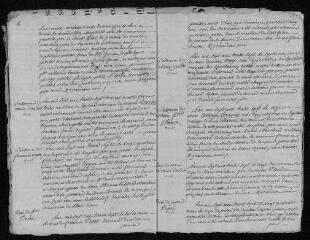11 vues  - Registre paroissial. Baptêmes, mariages, sépultures (1737) - Mariage (janvier 1738) (ouvre la visionneuse)