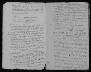 43 vues  - Registre paroissial. Baptêmes, mariages, sépultures (1790-mai 1791) (ouvre la visionneuse)