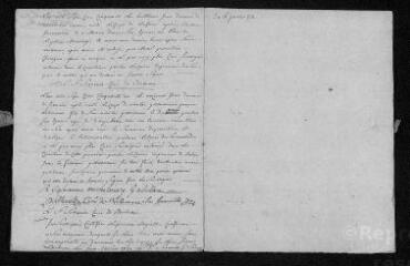 5 vues  - Registre paroissial. Sépultures (1750-janvier 1751) (ouvre la visionneuse)