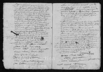 10 vues  - Registre paroissial. Baptêmes, mariages, sépultures (1748) - Baptême (janvier 1749) (ouvre la visionneuse)