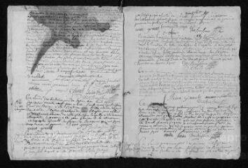 5 vues Registre paroissial. Baptêmes, mariages, sépultures (1769) - Baptême (janvier 1770)