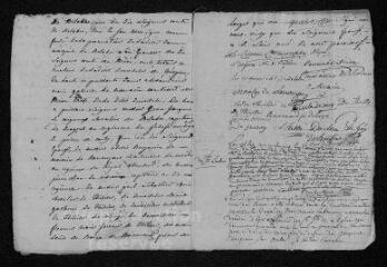 7 vues  - Registre paroissial. Baptêmes, mariages, sépultures (1783) - Sépulture (janvier 1784) (ouvre la visionneuse)