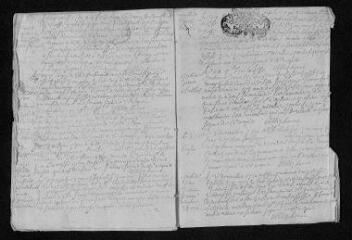 5 vues  - Registre paroissial. Baptêmes, mariages, sépultures (avril-décembre 1710) - Sépulture (février 1712) (ouvre la visionneuse)