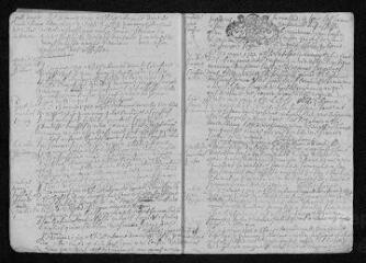 11 vues  - Registre paroissial. Baptêmes, mariages, sépultures (1712) - Baptême (mars 1713) (ouvre la visionneuse)