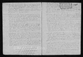 10 vues  - Registre paroissial. Baptêmes, mariages, sépultures (avril-décembre 1705) (ouvre la visionneuse)