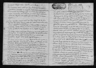 10 vues  - Registre paroissial. Baptêmes, mariages, sépultures (1709) - Sépulture (janvier 1710) (ouvre la visionneuse)