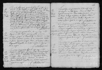 13 vues  - Registre paroissial. Baptêmes, mariages (1748) - Mariage (janvier 1749) (ouvre la visionneuse)