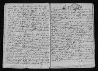 10 vues  - Registre paroissial. Baptêmes, mariages, sépultures (février-décembre 1694) (ouvre la visionneuse)