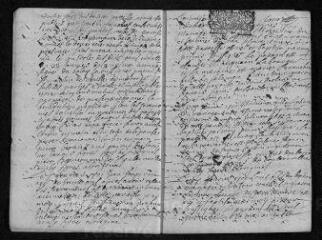 13 vues Registre paroissial. Baptêmes, mariages, sépultures (1701) - Baptêmes (janvier 1702)