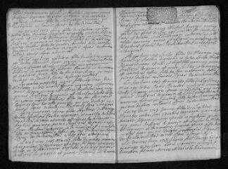 13 vues Registre paroissial. Baptêmes, mariages, sépultures (février 1703- avril 1704)