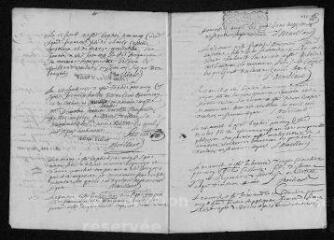 13 vues Registre paroissial. Baptêmes, mariages, sépultures (1700) - Baptême (janvier 1701)