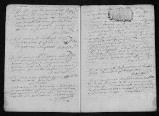 13 vues Registre paroissial. Baptêmes, mariages, sépultures (1706) - Baptêmes, mariages (janvier-février 1707)