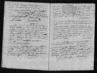 13 vues Registre paroissial. Baptêmes, mariages, sépultures (1713) - Baptêmes, sépultures (janvier 1714)