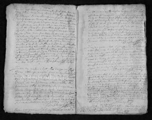 16 vues Registre paroissial. Baptêmes, mariages, sépultures (mai 1674-décembre 1675) - Baptême (janvier 1676)