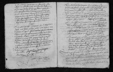 15 vues Registre paroissial. Baptêmes, mariages, sépultures (1756) - Sépulture (janvier 1757)