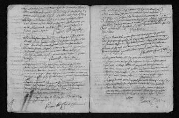 12 vues  - Registre paroissial. Baptêmes, mariages, sépultures (février-décembre 1757) (ouvre la visionneuse)