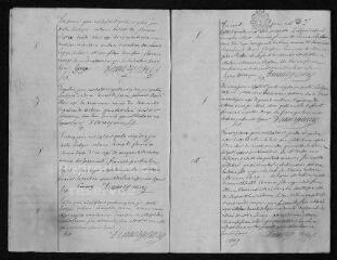 10 vues  - Registre paroissial. Baptêmes, mariages, sépultures (1790-avril 1791) (ouvre la visionneuse)