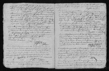 11 vues  - Registre paroissial. Baptêmes, mariages, sépultures (1741) - Sépulture (janvier 1742) (ouvre la visionneuse)