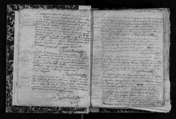 249 vues Registre paroissial. Baptêmes, sépultures (1737) - Baptêmes, mariages, sépultures (1738-1780)
