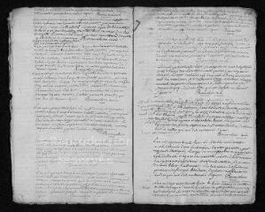 9 vues Registre paroissial. Baptêmes, mariages, sépultures (mars-décembre 1738) - Baptêmes, sépultures (janvier 1739)