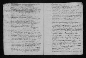 12 vues Registre paroissial. Baptêmes, mariages, sépultures (1742) - Sépulture (janvier 1743)