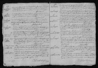 5 vues Registre paroissial. Baptêmes, mariages, sépultures (février-décembre 1763)