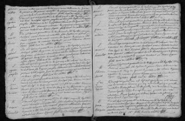 13 vues  - Registre paroissial. Baptêmes, mariages, sépultures (janvier 1741-juillet 1742) (ouvre la visionneuse)