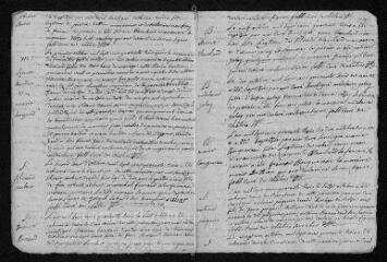 7 vues  - Registre paroissial. Baptêmes, mariages, sépultures (mai-décembre 1743) (ouvre la visionneuse)