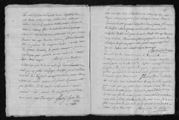 14 vues Registre paroissial. Baptêmes, mariages, sépultures (1761) - Baptêmes, sépultures (janvier 1762)