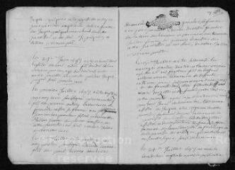 11 vues  - Registre paroissial. Baptêmes, mariages, sépultures (1697) - Mariage (janvier 1698) (ouvre la visionneuse)