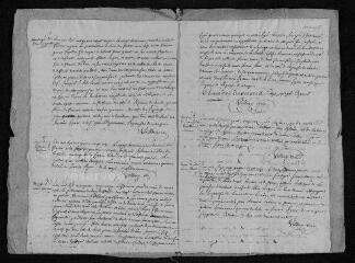 14 vues Registre paroissial.Baptêmes, mariages, sépultures (1791) - Baptême (janvier 1792)