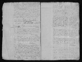 18 vues Registre paroissial.Baptêmes, mariages, sépultures (1791) - Baptêmes (janvier 1792)