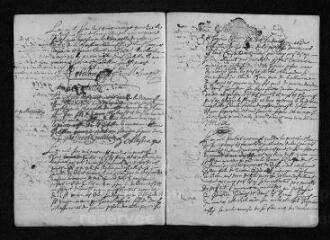 11 vues  - Registre paroissial.Baptêmes, mariages, sépultures (avril-décembre 1695) - Baptêmes (janvier 1696) (ouvre la visionneuse)