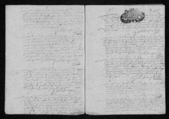13 vues Registre paroissial.Baptêmes, mariages, sépultures (février-décembre 1710) - Baptêmes (janvier 1711)