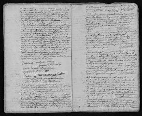 12 vues Registre paroissial. Baptêmes, mariages, sépultures (1765) - Baptême (janvier 1766)