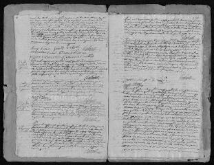 13 vues Registre paroissial. Baptêmes, mariages, sépultures (février-décembre 1784)