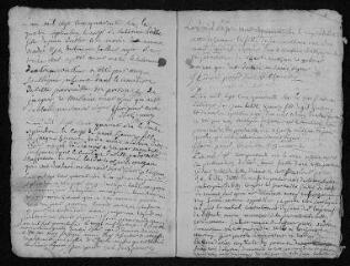 11 vues Registre paroissial. Baptêmes, mariages, sépultures (mai 1746-décembre 1747)