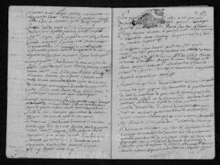21 vues Registre paroissial. Baptêmes, mariages, sépultures (février-décembre 1697)