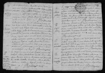 17 vues Registre paroissial. Baptêmes, mariages, sépultures (1728) - Baptême (janvier 1729)